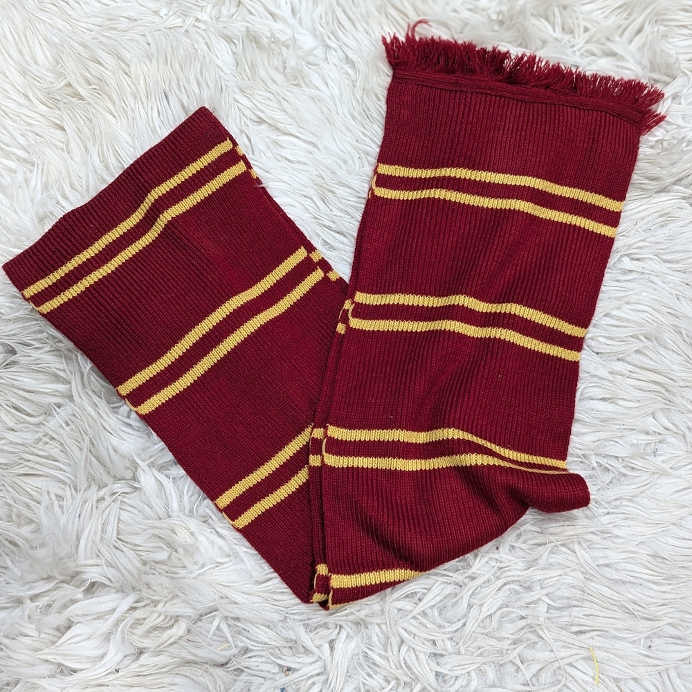 Red and yellow scarf